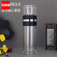 缽至大肚子水杯茶水分離泡茶杯 大肚子創(chuàng)意個(gè)性潮流玻璃杯子簡(jiǎn)約雙層