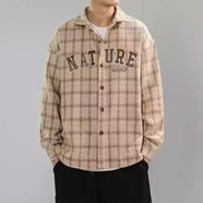 牽魅休閑夾克外套男韓版潮流帥氣寬松衣服黑暗系ins原宿港風(fēng)百搭學(xué)生春夏季外套夾克 黃色 XL