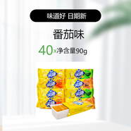 閑趣餅干90g*40包箱裝自然清咸多口味混合裝散裝食品咸味零食 田園番茄味40包