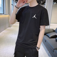 耐克（NIKE） AJ短袖男2023夏季新款籃球運動上衣AIR JORDAN飛人半袖T恤潮 DC7486-010 S 165/84A