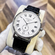【二手99新】浪琴(Longines)男表瑰麗系列經(jīng)典自動機械男士腕表 瑞士名表 二手浪琴手表  38.5白盤-皮帶L4.805.4.11.2