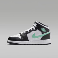 耐克（NIKE）AIR Jordan 1 GS AJ1喬1高幫籃球鞋 白黑綠DQ8423-103 39