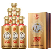 五糧濃香五糧液股份公司53度醬香型白酒（聯(lián)系客服享受優(yōu)惠） 53度 500mL 6瓶 15醬鎏金版換新版