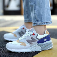 新百倫官方NEW巴倫運動(dòng)男鞋復古999NB春款透氣580休閑鞋女紐百倫ins 藍色 999-33-旗艦款 36