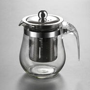 美杜玻璃茶具套裝家用功夫茶杯透明簡(jiǎn)約客廳辦公室高溫茶壺泡茶壺 泡茶壺【小號】 301mL(含)-400mL(含)