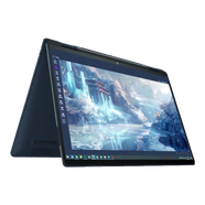 【95成新】惠普HP ENVY x360 2024 14英寸翻轉輕薄筆記本(酷睿Ultra5 16G 1TB 2.8K 120Hz OLED觸摸屏 EVO AI)藍