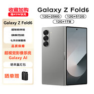 三星（SAMSUNG） Galaxy Z Fold6 大屏AI手機(jī) 折疊屏手機(jī) 第三代驍龍8 新品手機(jī) 星夜銀 12GB+512GB 港版