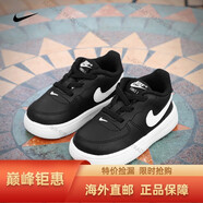 耐克（NIKE）2024春季新款男女空軍一號運動休閑跑步鞋905240-002海外直郵 905220-002 黑色 34 21-5C