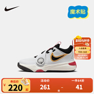 NIKE 耐克兒童籃球運動鞋TEAM HUSTLE D12魔術(shù)貼易穿脫男女童實戰(zhàn)球鞋 DV8994-104（HUSTLE D 11） 31 【建議腳長19cm】