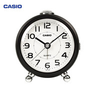 卡西歐（CASIO）學(xué)生兒童床頭鬧鈴創(chuàng  )意時(shí)尚鐘表簡(jiǎn)約臥室床頭小鬧鐘小夜燈學(xué)生鬧鐘 芝麻丸子鬧鐘（TQ-149-5PF）