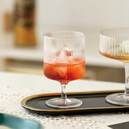 全適冰淇淋杯高硼硅玻璃杯雪糕酸奶杯高腳布丁紅酒杯甜品杯冷飲調(diào)酒杯