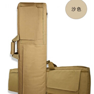 何建弓戰(zhàn)術(shù)多功能CS裝備配件收納包真人對(duì)戰(zhàn)通用槍包雞蛋棉包方包 沙色 100cm
