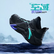 安踏（ANTA）空域4水泥克星籃球鞋實戰(zhàn)透氣運動籃球鞋912321608 黑-4 41