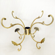 mexueer仁聚益歐式創(chuàng  )意家居衣帽架配件 美式田園實(shí)木落地臥室掛衣鉤古銅 青古銅