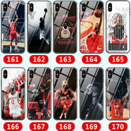 WENYAFF 華為榮耀500/400/300/200/100/90/80玻璃Pura70/pro+手機殼防摔mate60/50/40e/30pro磨砂硅膠軟套  詹姆斯·哈登雷霆隊 玻璃殼(高清彩繪)-下單留言機型+圖片編號