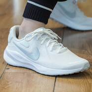 耐克（NIKE）男鞋2025新款夏季運動鞋REVOLUTION 8 緩震跑步鞋赤足休閑鞋 白色FB2207-100革命七系列 42