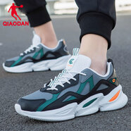 宰摟男鞋板鞋2025新款皮面防水運動(dòng)鞋男跑步鞋子復古休閑鞋 0311B皮面黑色煤灰色 39 39