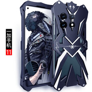 龍豈一加12R手機殼金屬邊框全包防摔保護套1+一加11新款高端CPH2611一家12外殼PJD110散熱硬鐵殼PBH110 一加11 雷神【全金屬鋁合金】