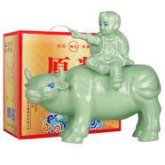 杏藝牧童騎牛酒清香型白酒景德鎮(zhèn)陶瓷禮盒整箱高粱糧食釀造 53度1.5L 53度 1.5L 1瓶
