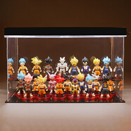 雷漫全套七龍珠手辦玩偶盲盒悟空悟飯超四貝吉塔公仔模型擺件 7cmB21款龍珠 玩偶+展示盒【沒(méi)有燈】