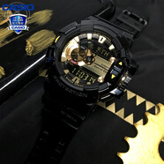 卡西歐（CASIO）【送禮物】男手表G-SHOCK黑武士悟空黑金潮流時尚運(yùn)動電子表 GBA-400-1A9PR藍(lán)牙功能 限一只