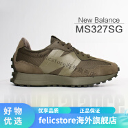 NEW BALANCENew Balance NB327系列 男女情侣复古潮流慢跑休闲鞋 WS327DC/RE MS327SG军绿 37 (W6.5M4.5)