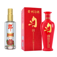 郎 順品郎 金蓋45度 480ml 1瓶+貴州勻酒紅醬 53度 500mL 1瓶 川酒貴酒組合套裝