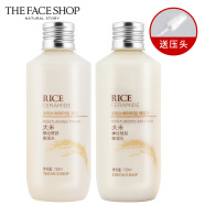 菲诗小铺（The Face Shop）大米晶透柔肤水乳液面霜可选补水保湿柔嫩细滑润肤防干燥男女通用 ( 大米水150ml+乳150ml )