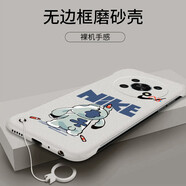 MOWEISI 榮耀x30榮耀play6T/Pro手機(jī)殼無邊框手機(jī)套男女硬殼防摔磨砂保護(hù)套半包網(wǎng)紅新 榮耀x30【黑勾史迪奇】