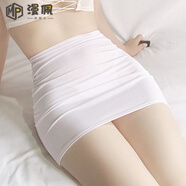 漫佩 黑色職業(yè)包臀裙女性感迷你超短裙松緊腰彈力一步裙矮小個(gè)子包裙夏 白色 均碼