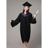 奧義馳學(xué)士服大學(xué)生畢業(yè)禮服高校學(xué)位服文理科學(xué)位碩服博士服畢業(yè)禮服 理科 L 【建議體重135-160斤】