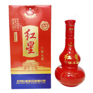 2015年產(chǎn)紅星二鍋頭酒 53度500ml 經(jīng)典柔和 清香型高度白酒禮盒裝 宴請收藏 單瓶 禮盒裝