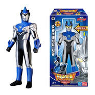 靈動(dòng)創(chuàng  )想（LDCX）奧特曼大號玩具怪獸兒童變形聲光奧特英雄軟膠可動(dòng)玩偶生日禮物 布魯奧特曼30CM-閃光/軟膠可動(dòng)