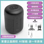 索愛(ài)SOAIY 藍(lán)牙音響 E30小音箱低音炮電腦家用收款便攜式播放器迷你音響 黑色AI版