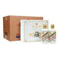茅臺（MOUTAI）生肖紀念酒 醬香型白酒 53%vol 53%vol 375mL 2瓶 *4盒兔年生肖整箱