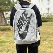 耐克（NIKE）官網(wǎng)男包女包雙肩包大容量旅游包大學生初高中生上學書包電腦包 DV1296-012灰色/48*34*22cm MISC