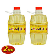 滿(mǎn)洲 小米酒（露酒） 42度大包裝1L塑料桶酒 1L*2桶裝