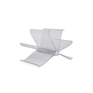 KARTELL意大利進(jìn)口設(shè)計(jì)感簡(jiǎn)約書架雜志架客廳置物架FRONT PAGE B4/水晶色