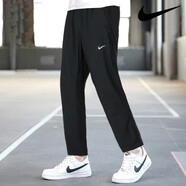耐克（NIKE）官方艦店運動(dòng)褲男褲子2025夏新款跑步休閑快干透氣直筒長(cháng)褲 010/梭織直筒/拍大一碼 L 175/80A
