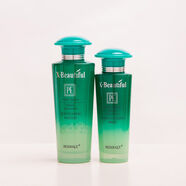 秀美資源植物素化妝品套裝組合潔面水乳液精華霜粉底眼霜補水一套 水+乳液