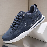 羅蘭船長(cháng)【官方名品 原裝直郵】【品牌精選】新款帆布男鞋透氣休閑鞋 藍色 40 標準運動(dòng)鞋尺碼