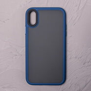 LIKGUS 適用蘋果Xs Max手機(jī)殼iPhoneX/XS全包外殼保護(hù)套XR磨砂氣囊防摔硬殼男女潮 藍(lán)色 iPhone 7/8