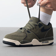 耐克（NIKE）官方艦店男鞋AIR FLIGHT 89氣墊運動鞋AJ4兄弟款籃球鞋休閑跑步鞋 FZ3045-300/AIR FLIGHT/綠色 41
