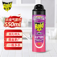 雷達(dá)（Raid）殺蟲(chóng)氣霧劑550ml殺蟑噴霧雙孔廣角滅蟑螂殺蒼蠅殺蚊子螞蟻清香型 雷達(dá)殺蟲(chóng)氣霧劑550ml（清香）