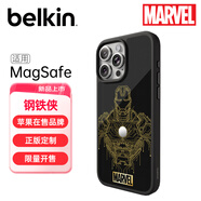 貝爾金（BELKIN）磁吸手機殼 迪士尼定制 兼容MagSafe手機保護套適用于蘋果15系列 漫威鋼鐵俠款 iPhone 15 Pro Max