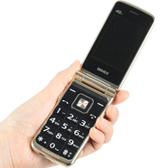 BIHEE C30A全網(wǎng)通4G翻蓋手機移動(dòng)聯(lián)通電信老人手機 百合手機 雙卡雙待老年機兒童學(xué)生備用機 黑色
