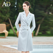AD高級感極簡連衣裙女士高端大氣上檔次連身裙正式場合職業(yè)西裝裙 連衣裙 XL