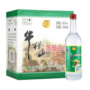 牛欄山 陳釀白牛二  濃香風(fēng)格 白瓶酒 42度 750mL 6瓶 牛二 整箱裝