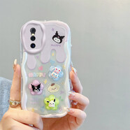 韓菲琪 VIVO X27手機殼v1838a保護(hù)套奶油立體公仔卡通可愛磨砂5G女軟硅膠透明全包防摔外殼 【本博奶油公仔】花花帕恰狗(單殼) VIVO X27