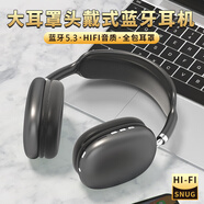 IFKOO【華強北高品質(zhì)】頭戴式藍牙耳機包耳有線無線睡眠游戲運動通話降噪運動長續(xù)航網(wǎng)課可插卡手機電腦 黑色【可插卡/插線+HiFi音質(zhì)】